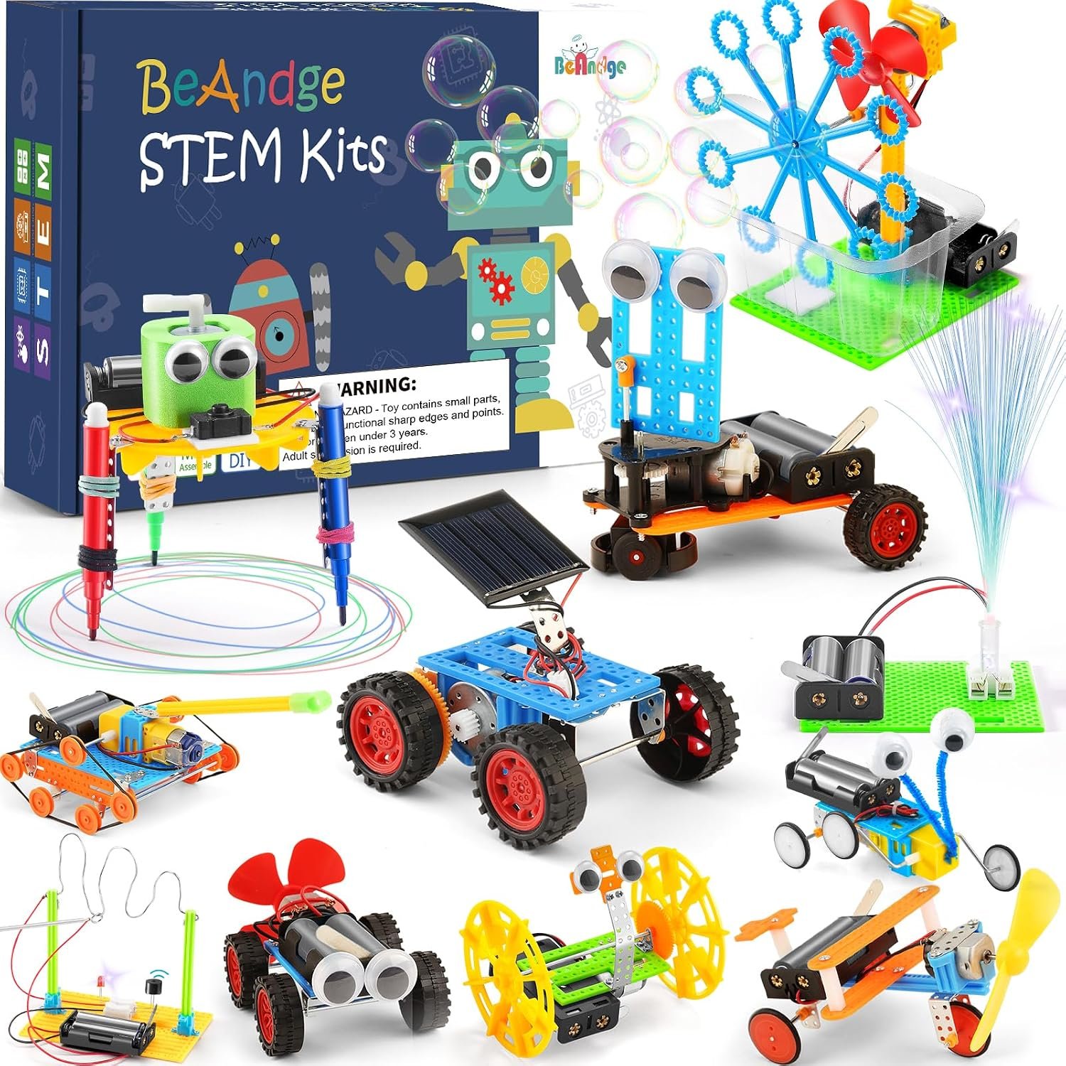 11 Set STEM Toy for Age 8-13 10-12, Robot Building Science Kit for Boy Gift | Robotics Activities crafts Toys, Engineering & Physics Science kit for Birthday Gift, stem kits for kids age 8-10 12-14