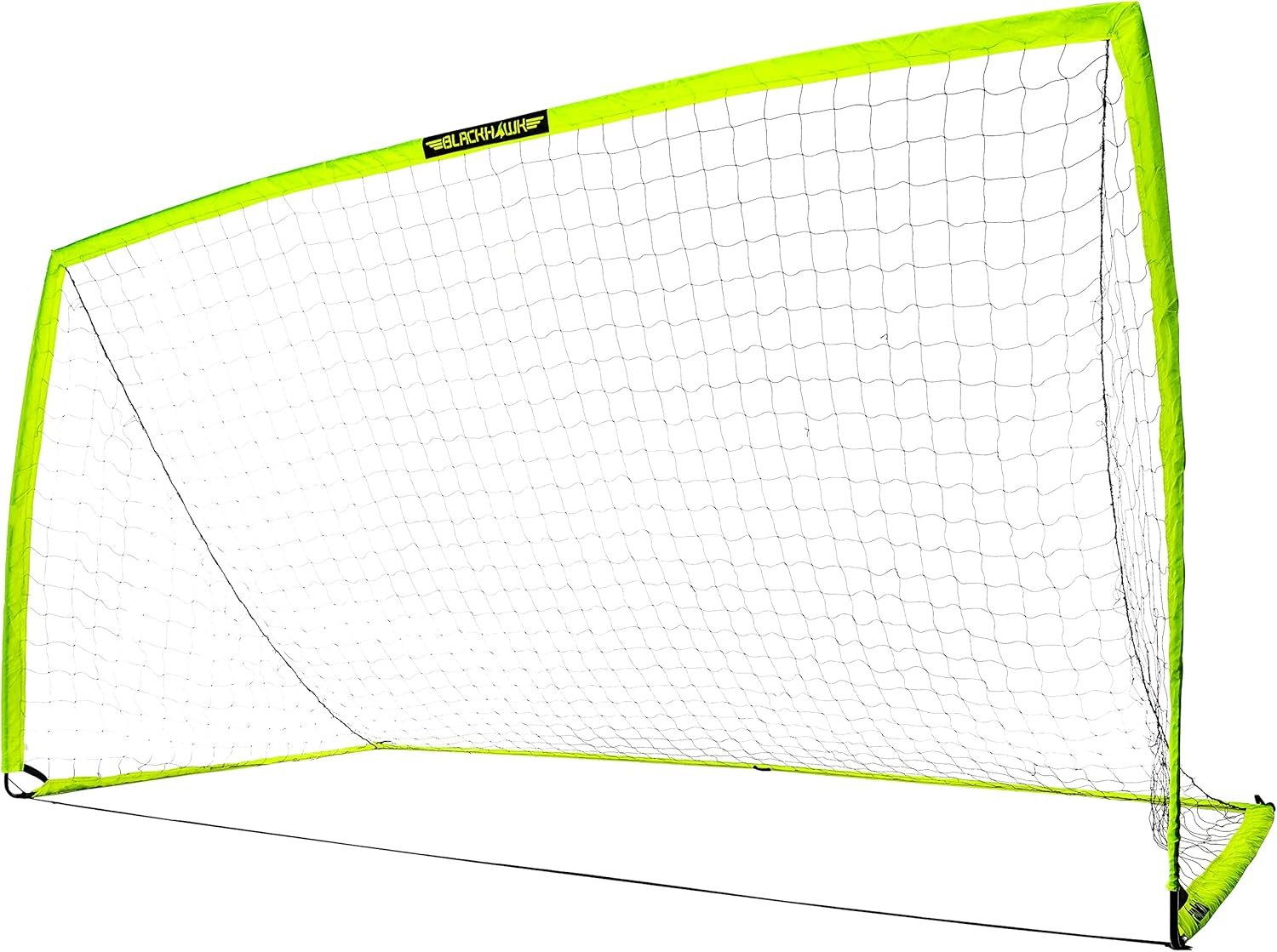 Franklin Sports Blackhawk Backyard Soccer Goal – Portable Pop Up Soccer Nets – Youth + Adult Folding Indoor + Outdoor Goals – Multiple Sizes + Colors