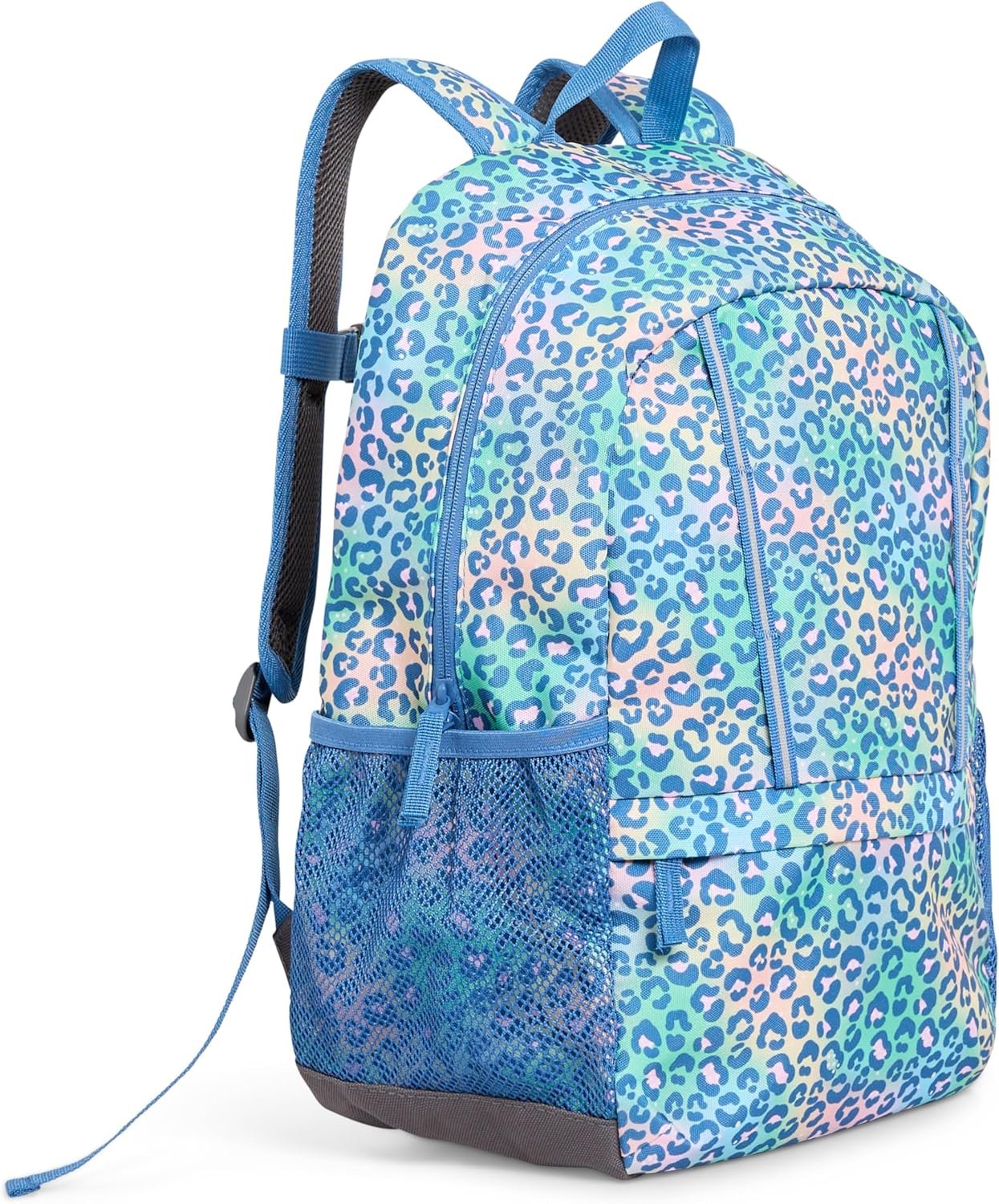 Lands’ End Unisex Kids Medium ClassMate Lightweight Durable Elementary School Backpack, Sky Blue