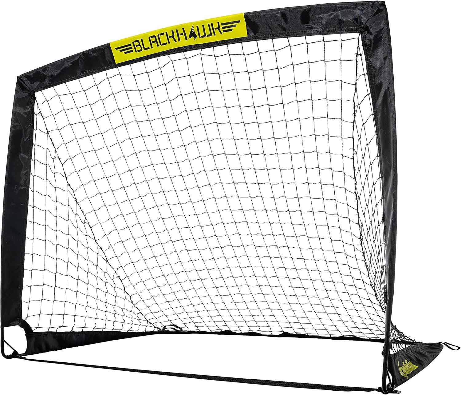 Franklin Sports Blackhawk Backyard Soccer Goal – Portable Pop Up Soccer Nets – Youth + Adult Folding Indoor + Outdoor Goals – Multiple Sizes + Colors