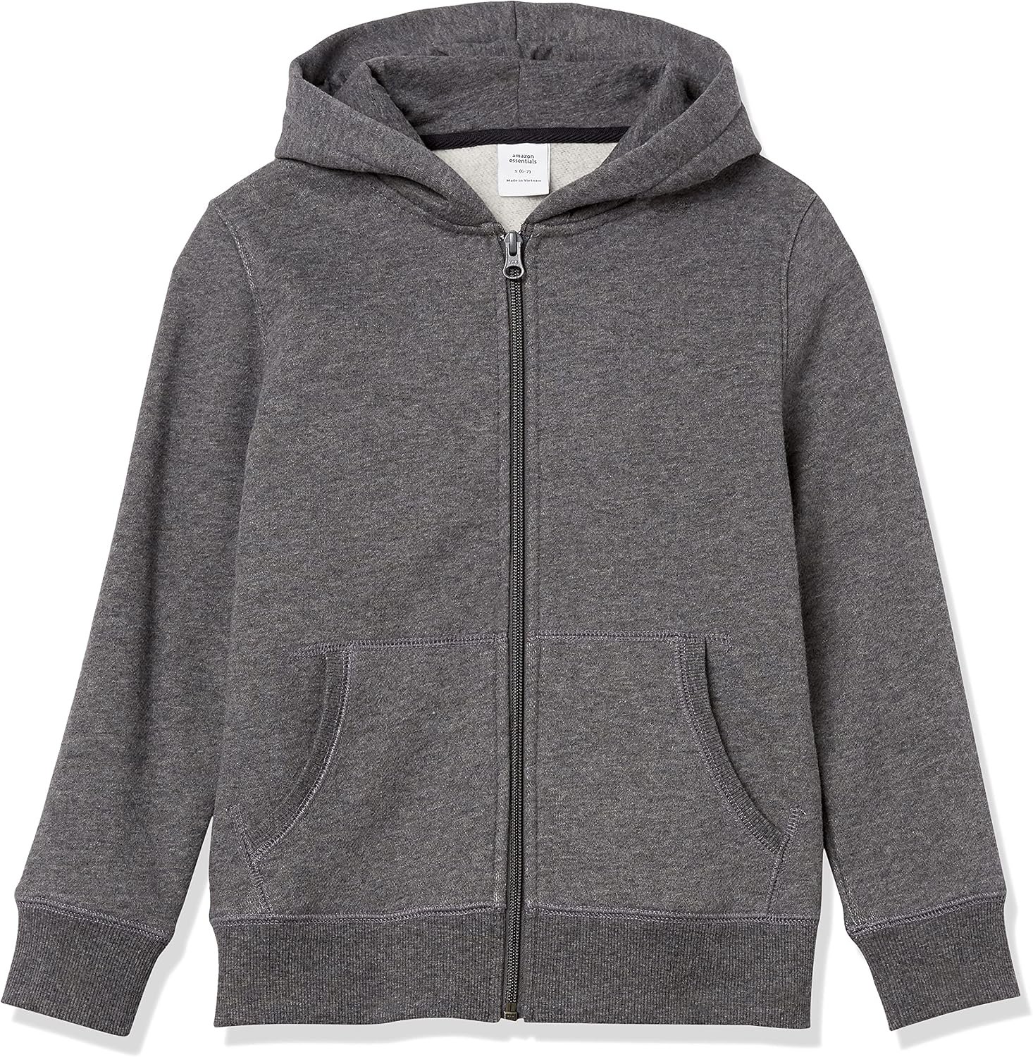 Amazon Essentials Boys and Toddlers’ Soft Fleece Zip-Up Hoodie Sweatshirt