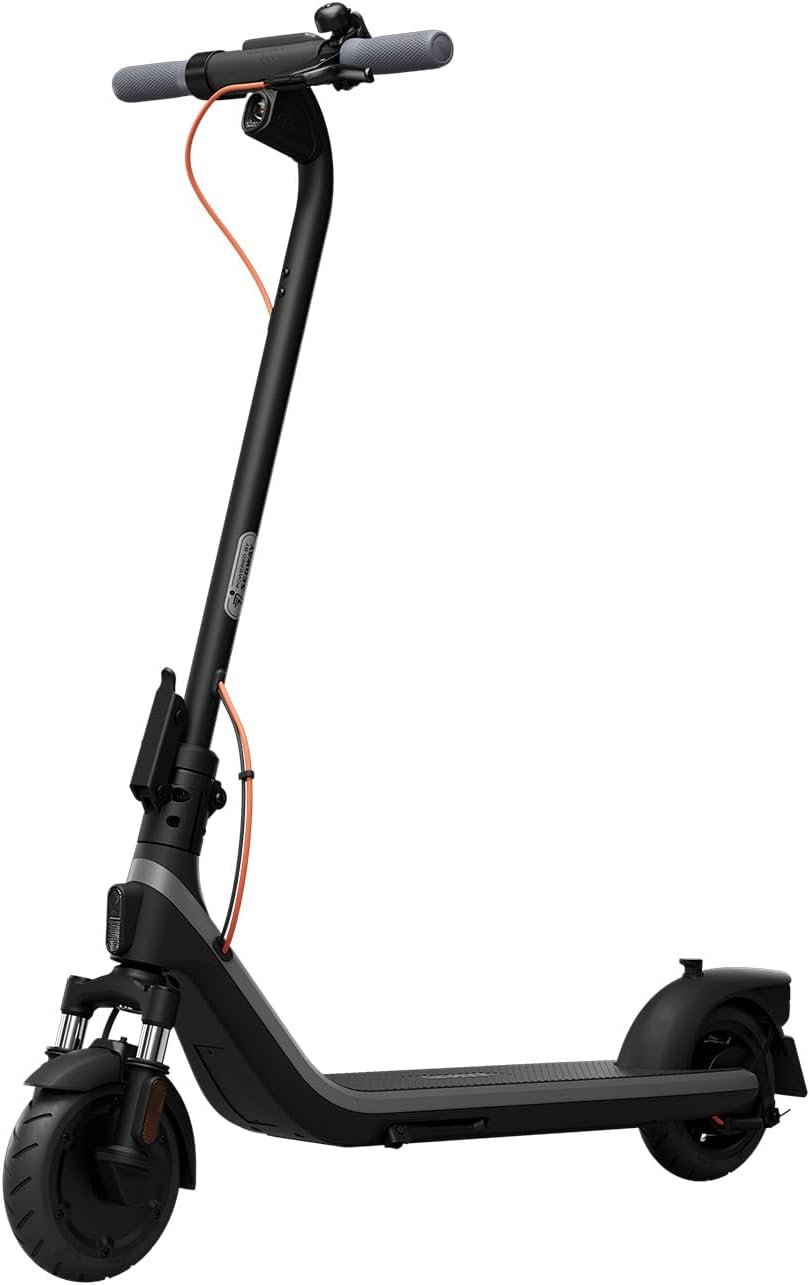 Segway Ninebot E2 Plus II/E2 Pro/E3 Pro Electric Scooter, 15.5–20 MPH, Long Range, Dual Elastomer Suspension (E3 Pro only), Foldable Adult Scooter, UL 2272 & 2271 Certified