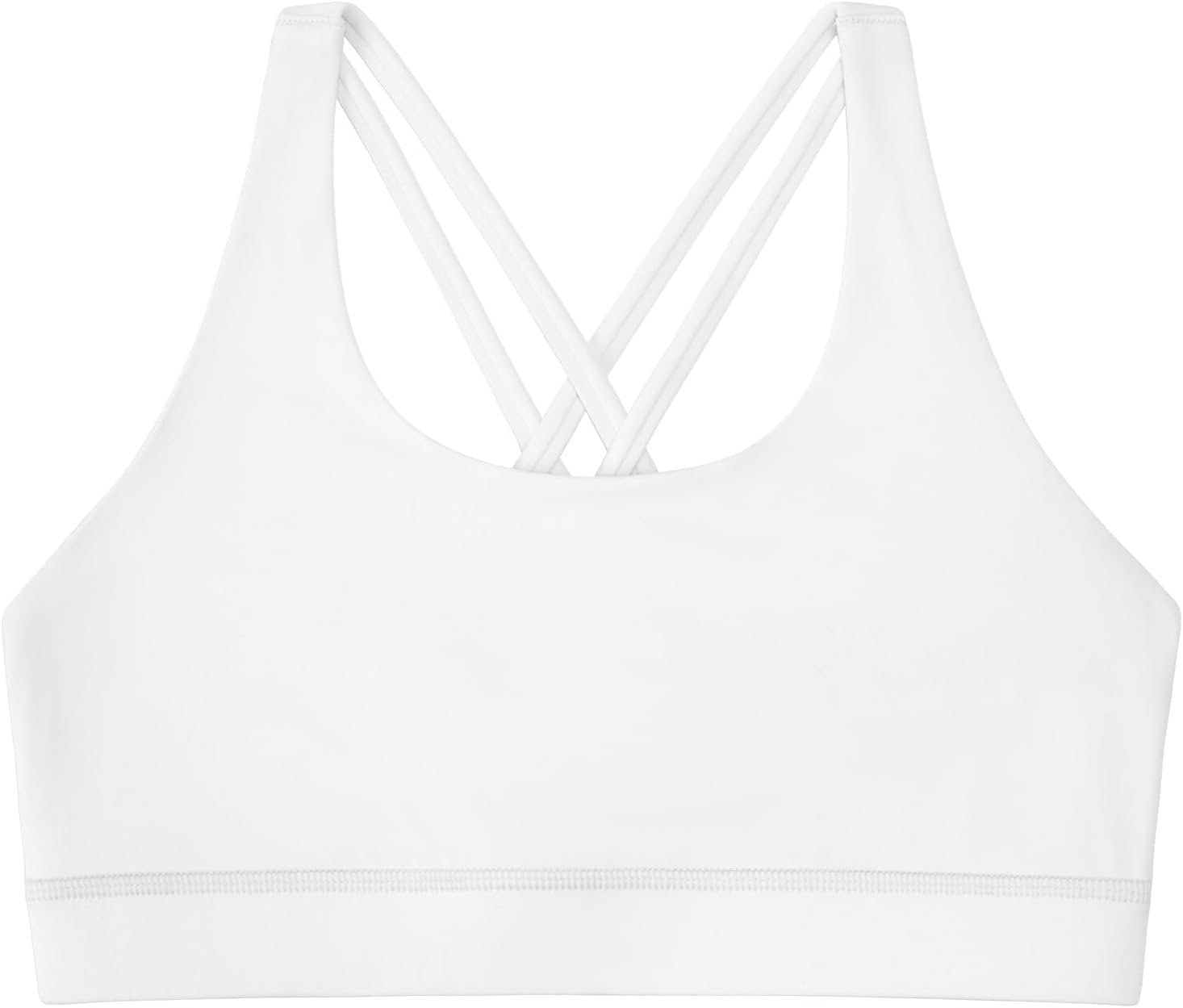 Stelle Girls Sports Bra Cross Back Training Bras for Dance Yoga 6Y-15Y | Moisture-wicking Fabric, Soft Stretch Support, Removable Pads, Ballet, Cheer, Running, Active Comfort