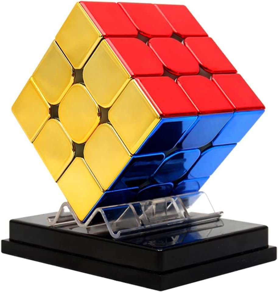 Cyclone Boys 3×3 Speed Cube Magnetic Reflective Mirror,Stickerless Magic Cube