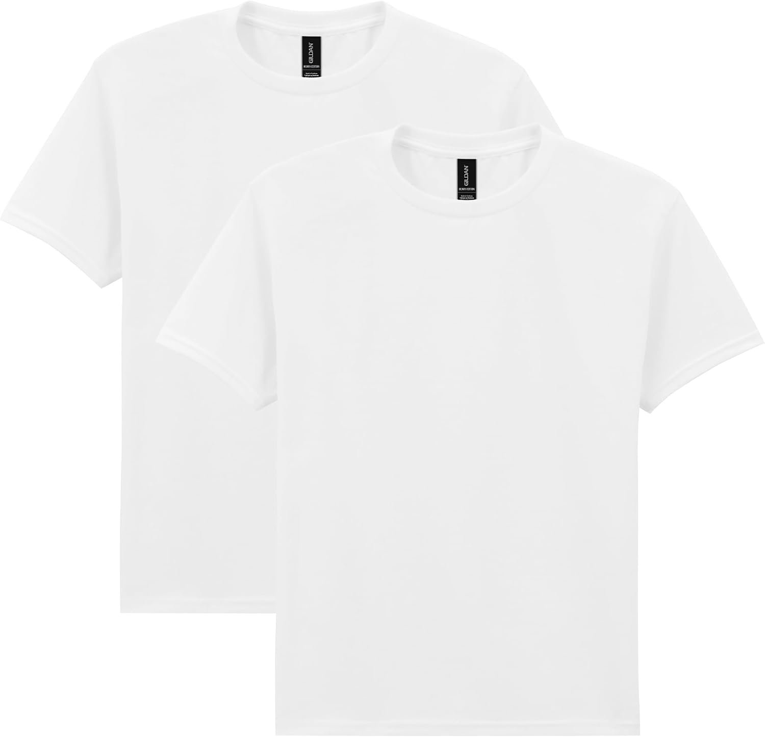 Gildan Unisex-Child Gildan Youth Heavy Cotton T-Shirt, Style G5000b, 2-Pack