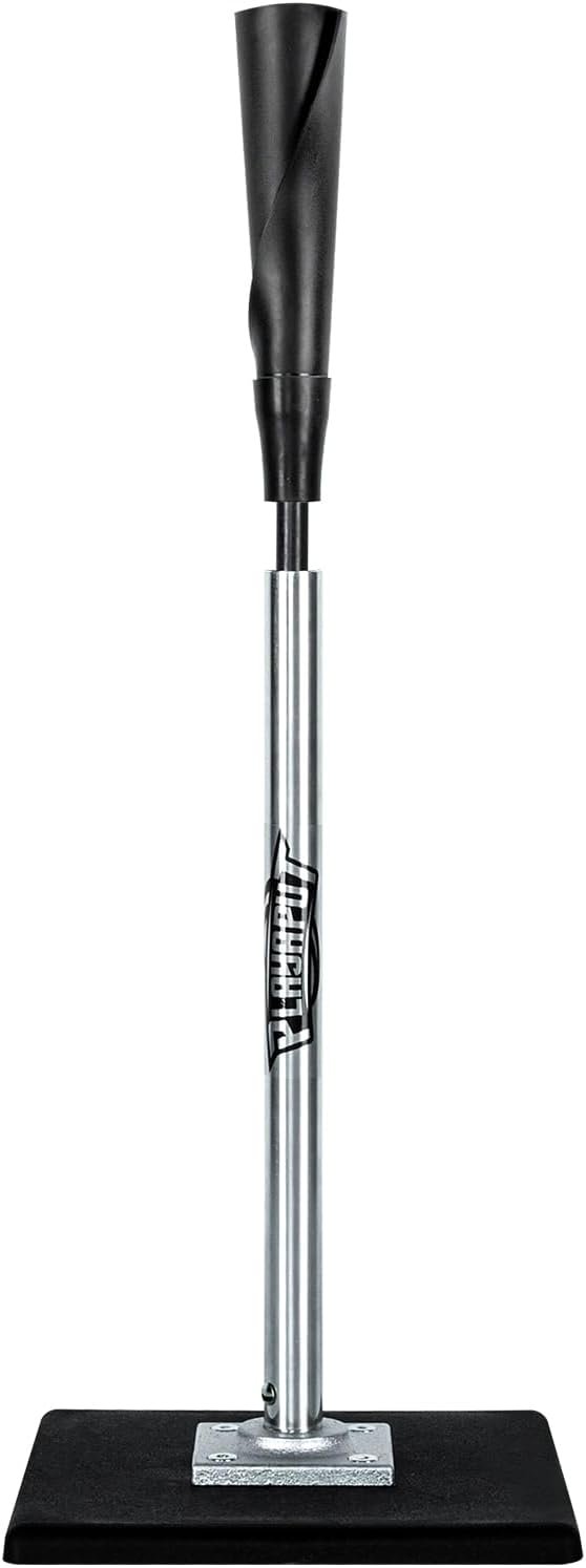 Portable Batting Tee for Baseball/Softball, Height Adjustment | From 25-37 inch,Easy Transport Premium Baseball Tee with Rubber Top,Heave Duty Base Hitting Tee For Kids/Youths/Adults