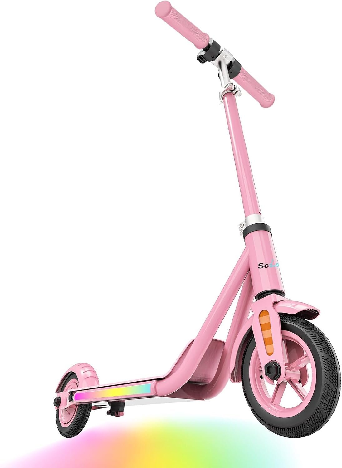 Electric Scooter for Kids Ages 6-14, 4 Height Adjustable, 150w Hub Motor, Up to 10 mph, Led Display, Best Gift Ideas for Boys and Girls