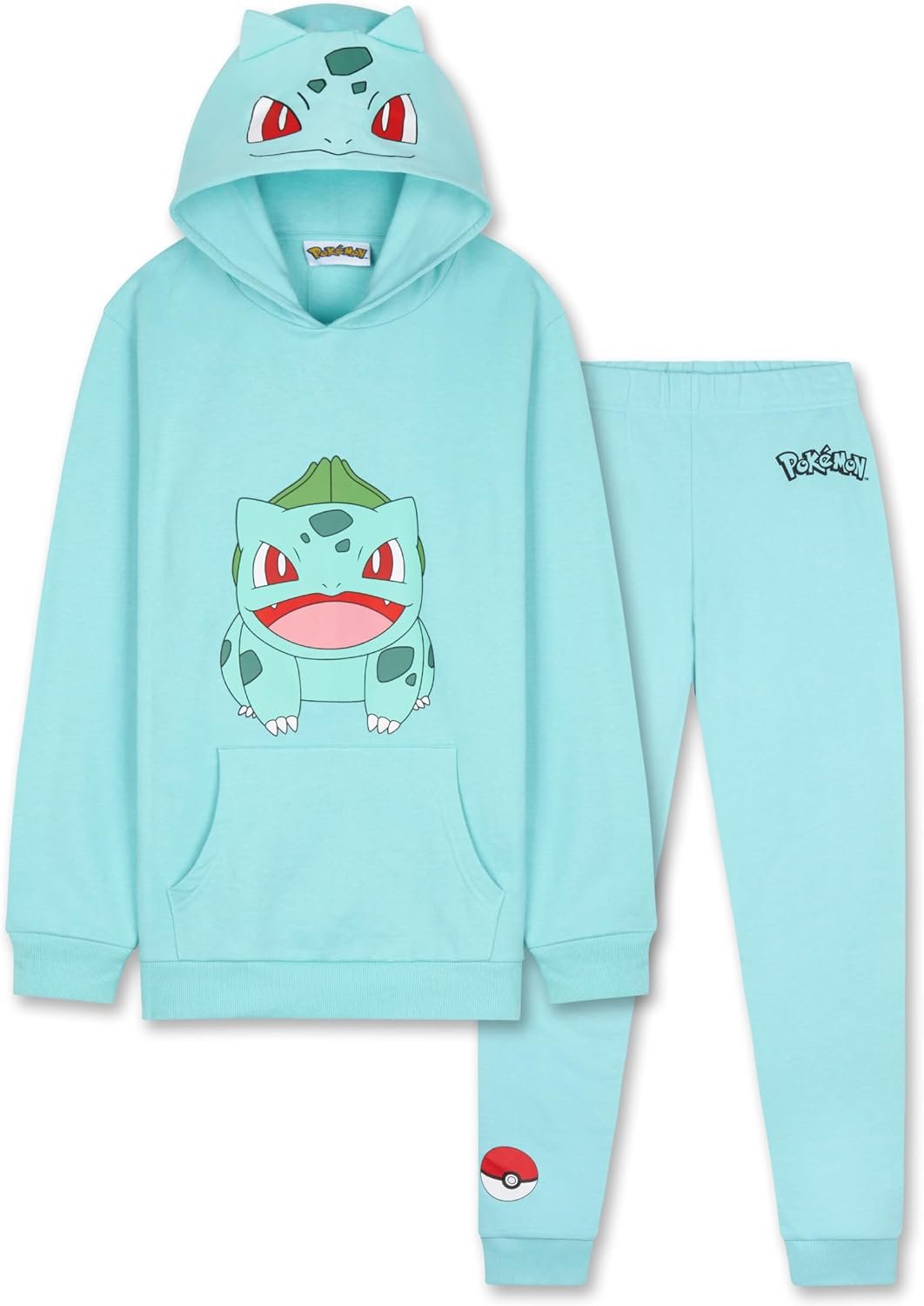 Pokemon Tracksuit Set Boys, Teens, 2 Pc Hoodie Joggers, Anime Hoodie Sweatpants Kids Clothes Teen Apparel, Gifts for Boys