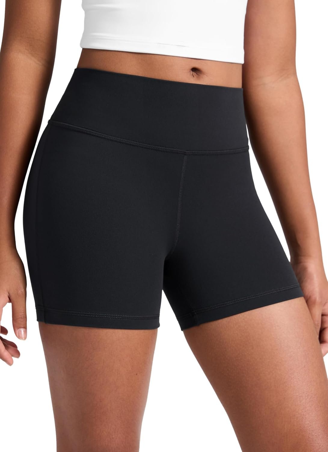 CRZ YOGA Girls Butterluxe Biker Shorts | Extremely Soft, Gentle Compression, Dance, Athletic, High Waisted, for Teen