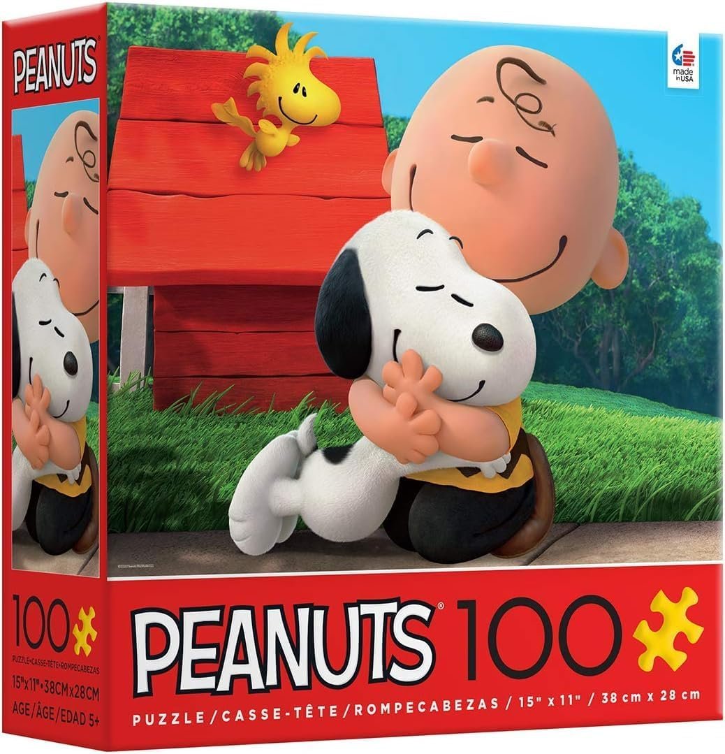 Ceaco – 100 Piece Best Friends Jigsaw Puzzle for Kids Ages 6-8 | Officially Licensed, Made in USA, Recycled Puzzle Board, Finished Size 11 x 15 in, Fine Motor Skills, Educational Giftable