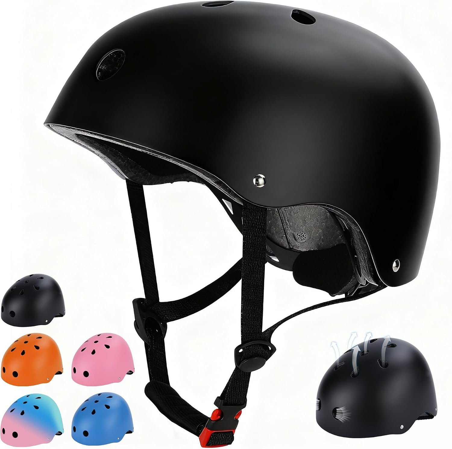 Kids Bike Helmet, Adjustable Toddler Helmet for Ages 3-5-8-14 | CPSC Certified, ABS+EPS, 11 Vents, Lightweight, Dial Fit for Boys Girls Youth, Multi-Sport Bicycle Scooter Skateboard Cycling