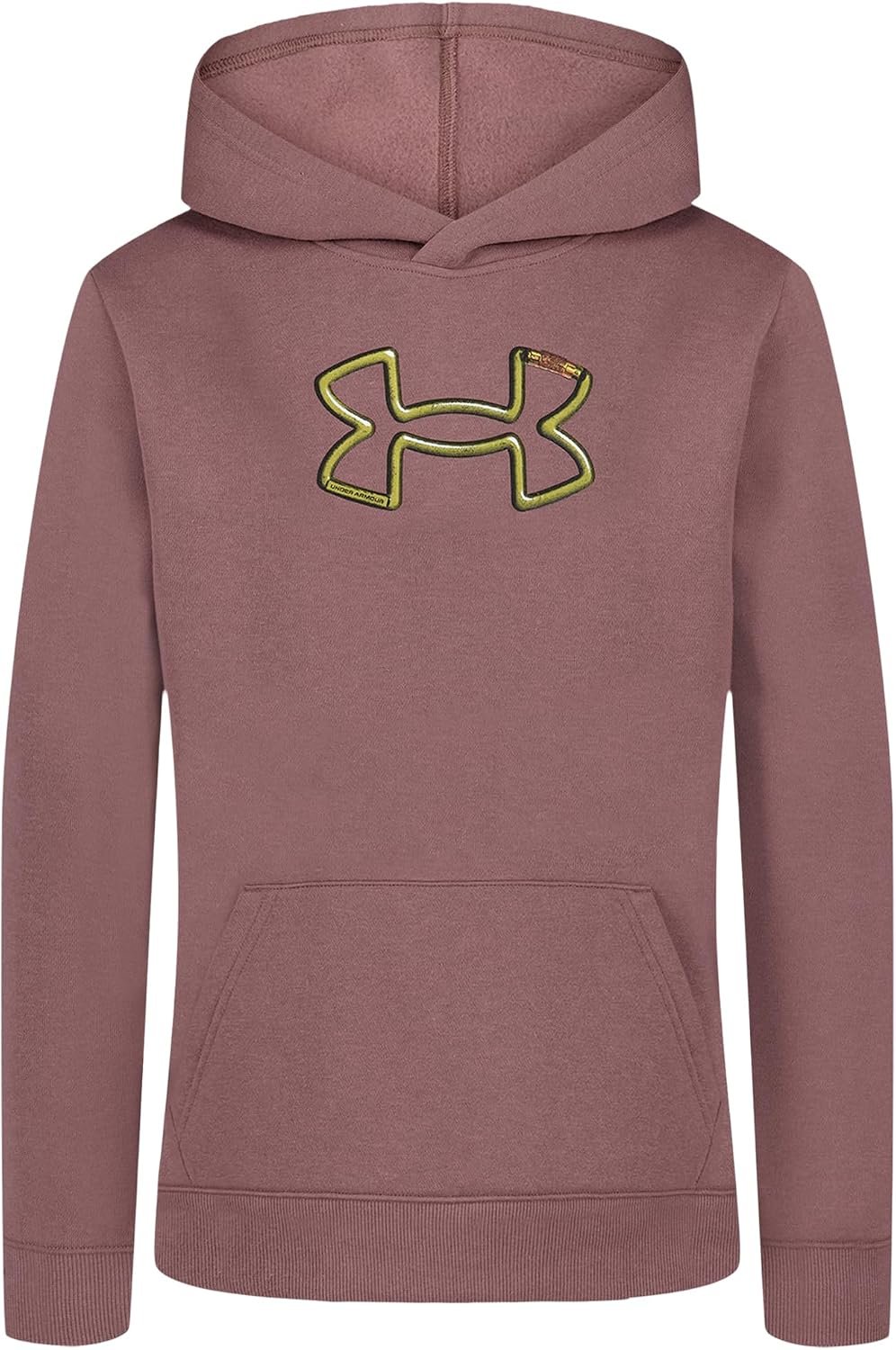 Under Armour Boys’ Pullover Hoodie Sweatshirt, Soft & Comfortable Fleece, Outdoor Collection