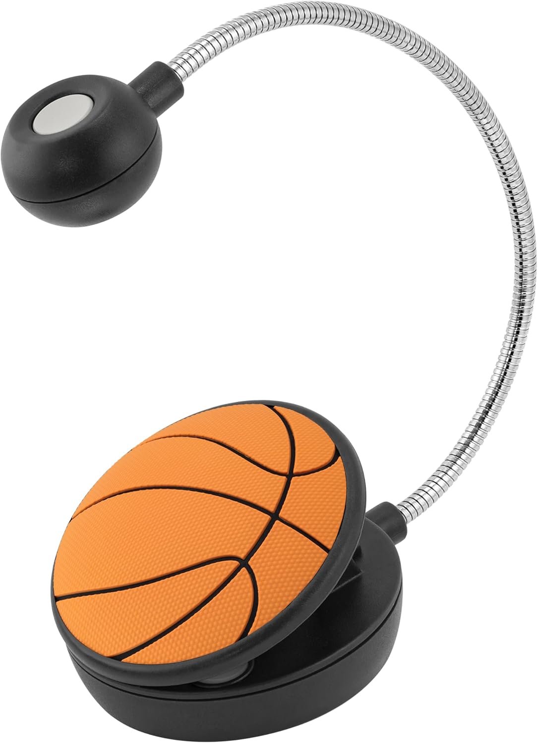 Clip On Book Light – Dimmable LED Reading Light for Books and eBooks, Reduced Glare, Portable, Cute Bookmark Light for Kids & Adults, Batteries Included (Basketball, in The Zone)