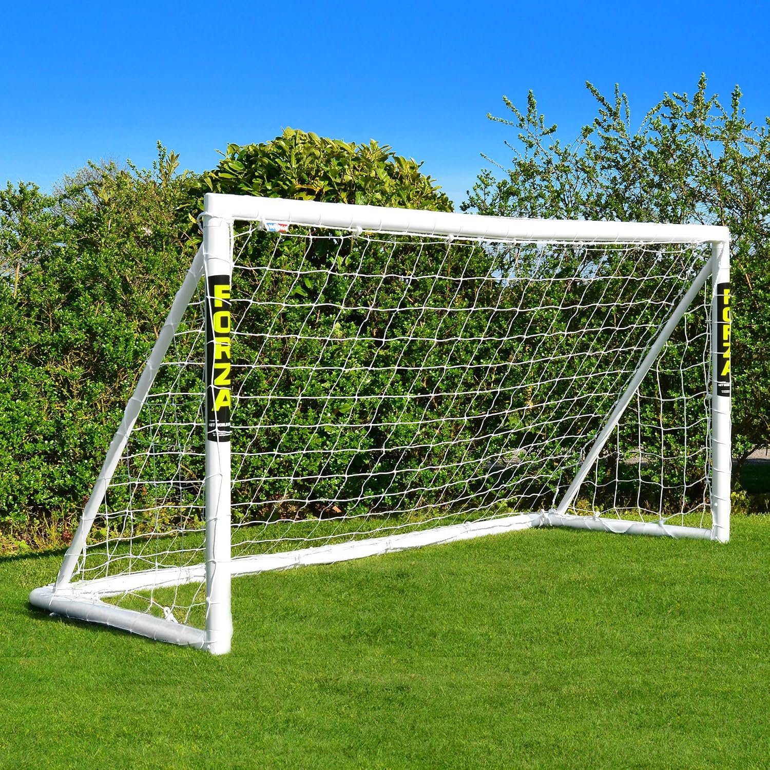 FORZA 8 x 4ft Kids Soccer Goal – The World’s #1 Backyard Goals! | 100% UK-Made, 3 Min Setup, Unbreakable Goalpost + Target & Ball Bundle – Buy FORZA, Play Forever!